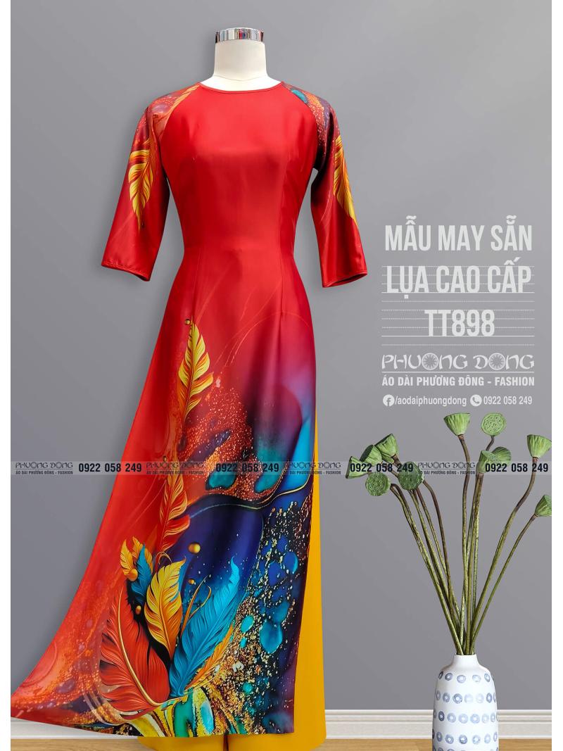 Áo Dài Truyền Thống Lụa Cao Cấp TT898